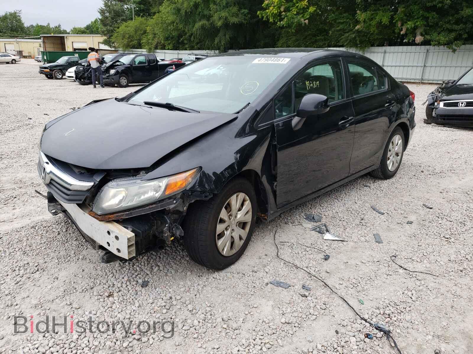 2012 HONDA CIVIC - VIN: 2HGFB2F57CH306097 - Photo 2