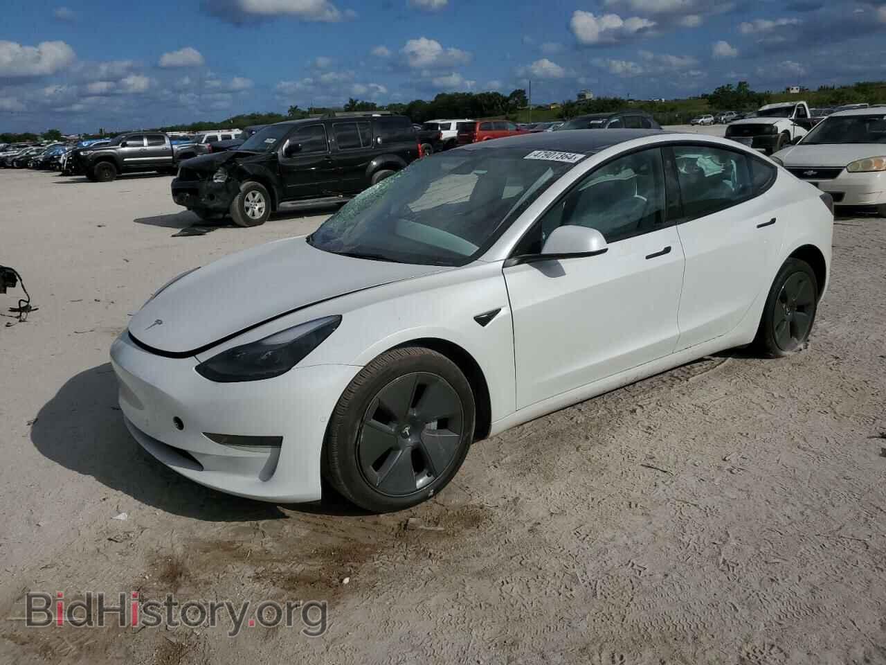 Photo 5YJ3E1EA6NF347895 - TESLA MODEL 3 2022