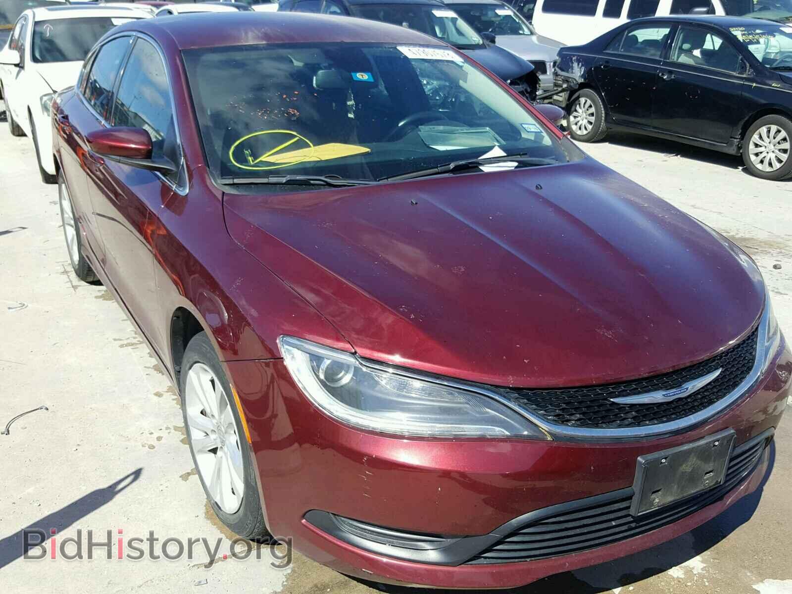 Фотография 1C3CCCFB1GN196627 - CHRYSLER 200 2016