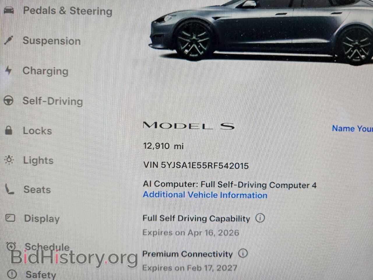2024 TESLA MODEL S - VIN: 5YJSA1E55RF542015 - Photo 9