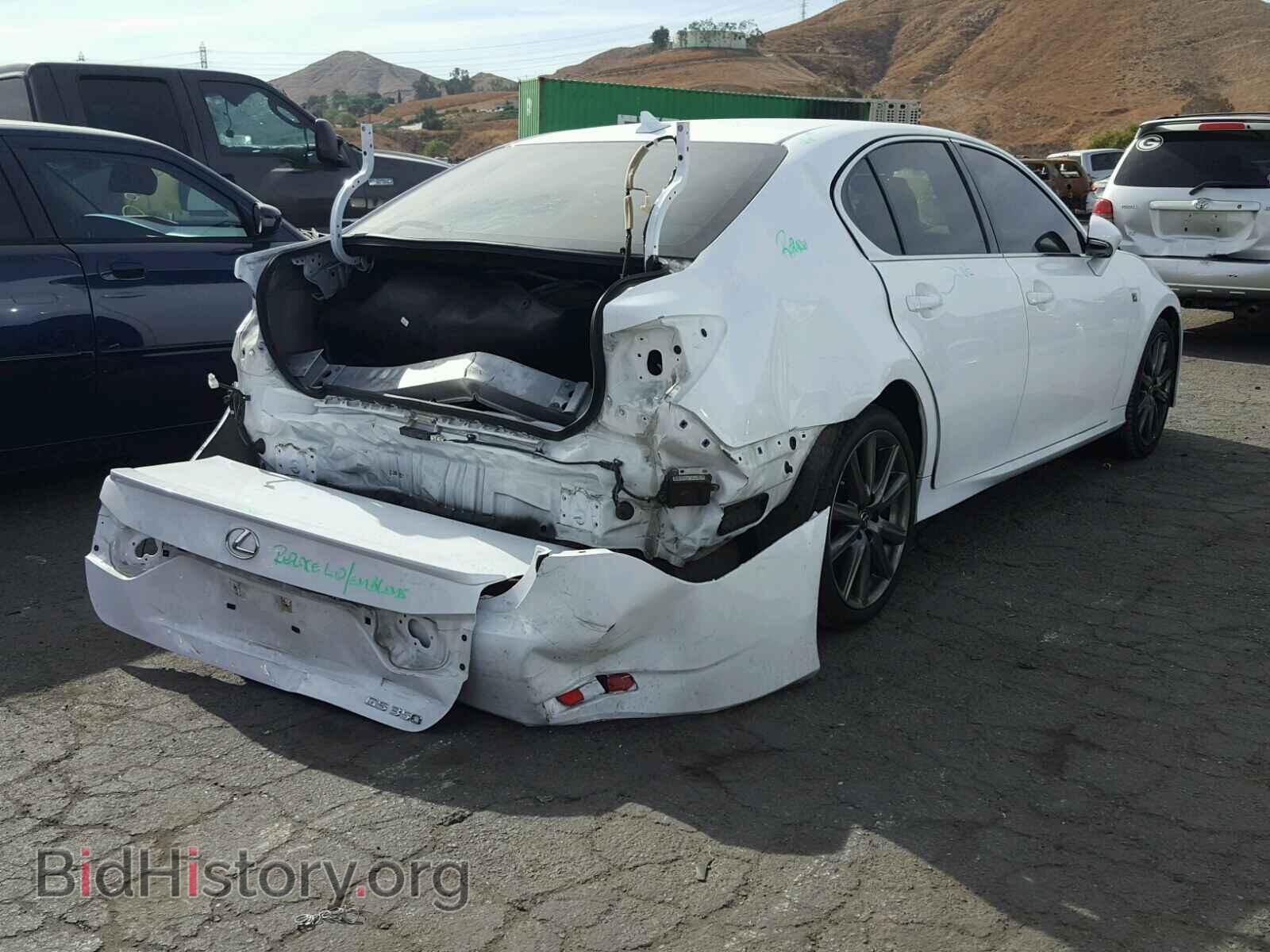 2014 LEXUS GS350 - VIN: JTHBE1BL5E5033155 - Фото 4