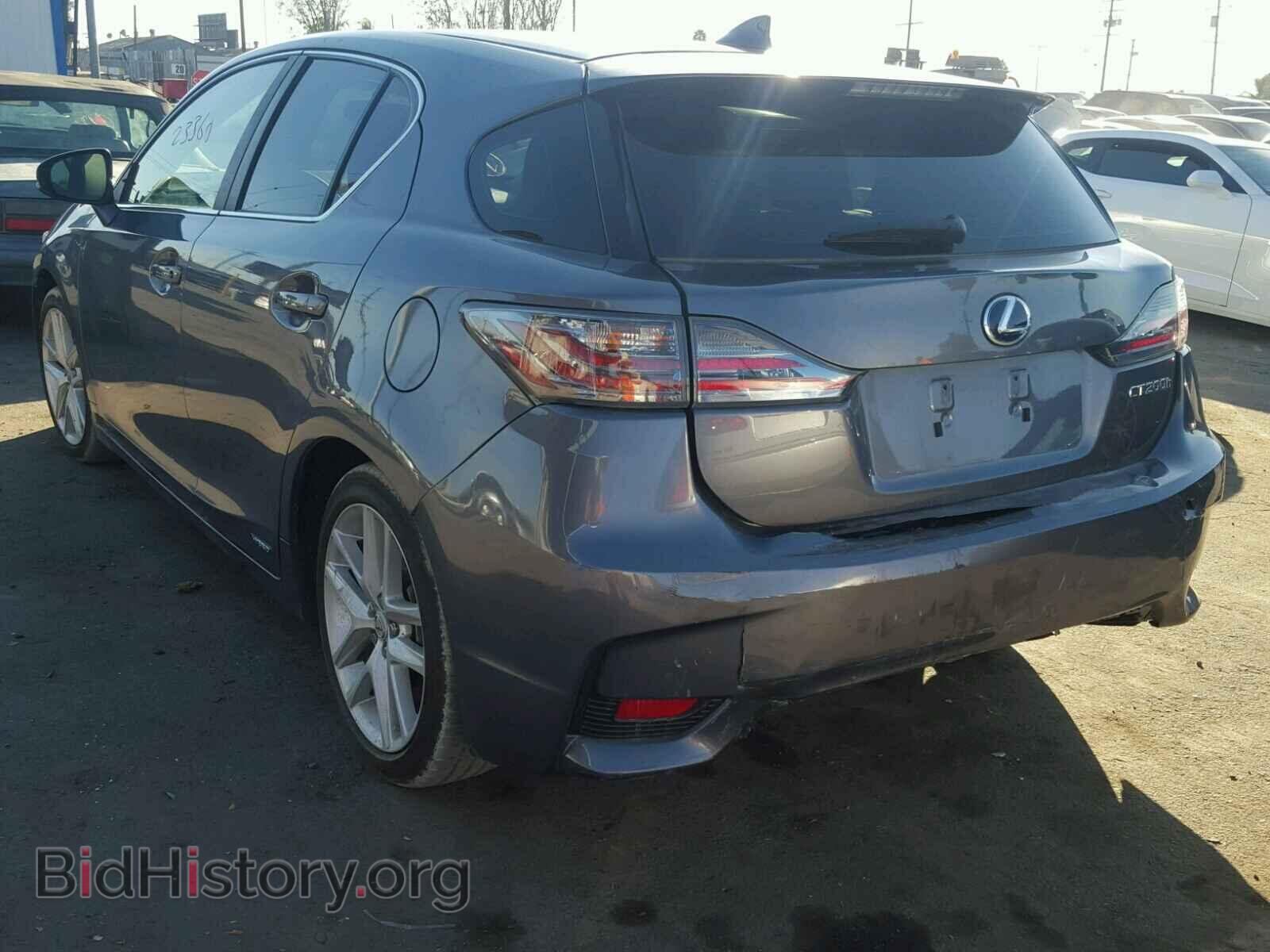 2014 LEXUS CT 200 - VIN: JTHKD5BH6E2192113 - Фото 3