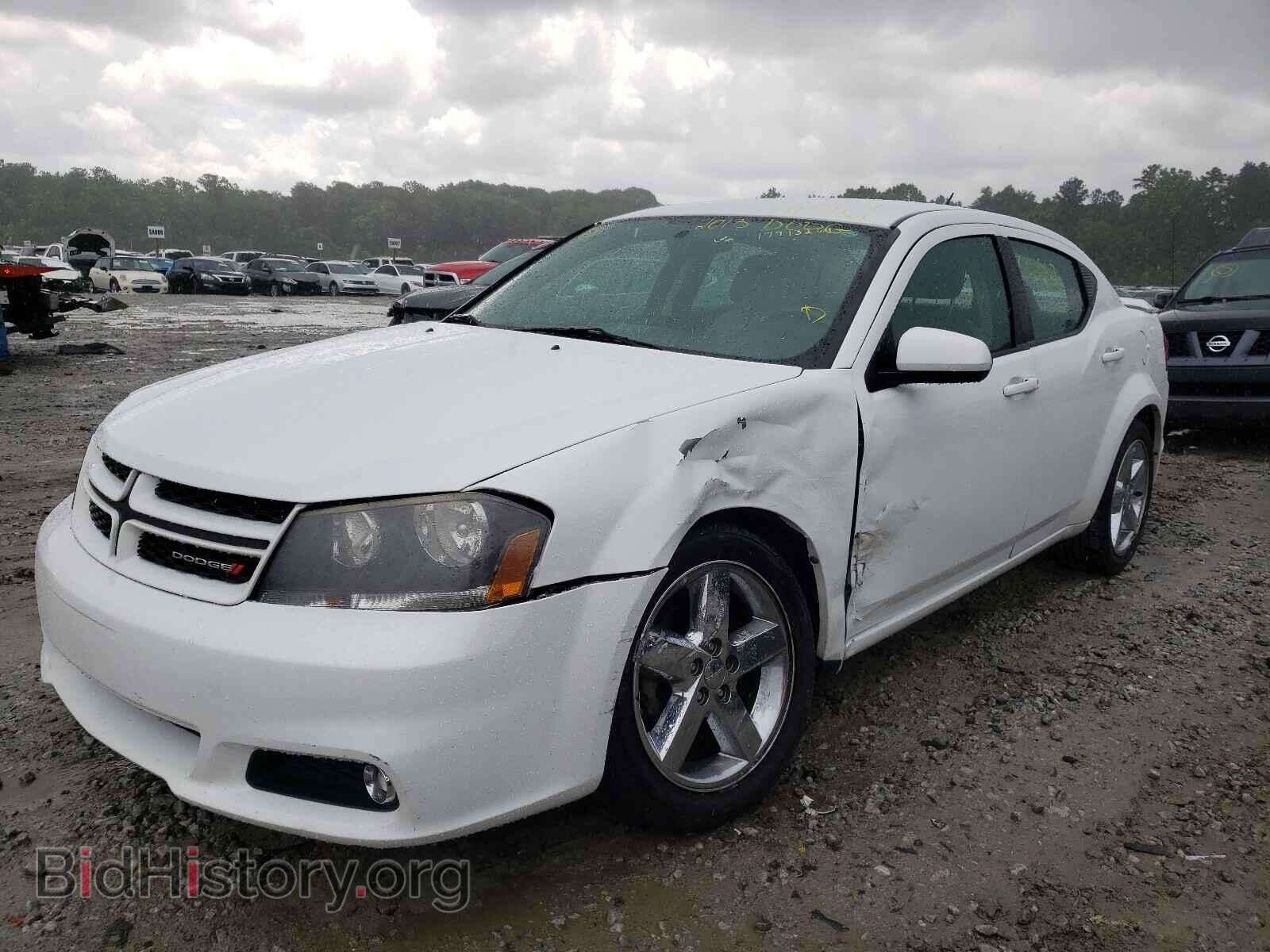 2013 DODGE AVENGER - VIN: 1C3CDZCB3DN772833 - Фото 2