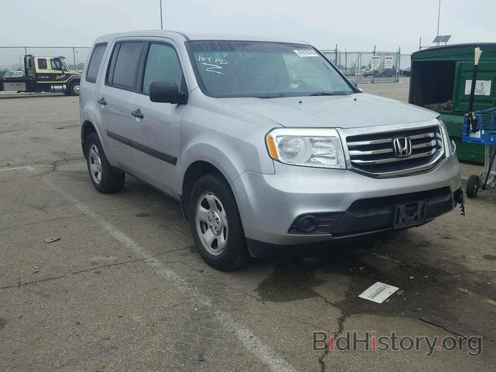 Фотография 5FNYF4H27CB071202 - HONDA PILOT LX 2012