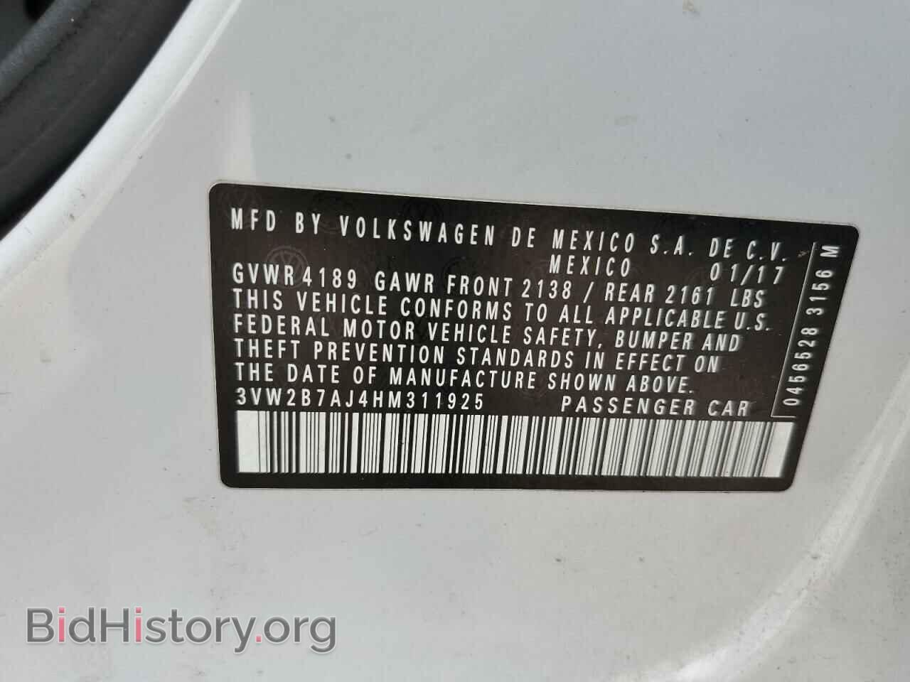 2017 VOLKSWAGEN JETTA - VIN: 3VW2B7AJ4HM311925 - Photo 13