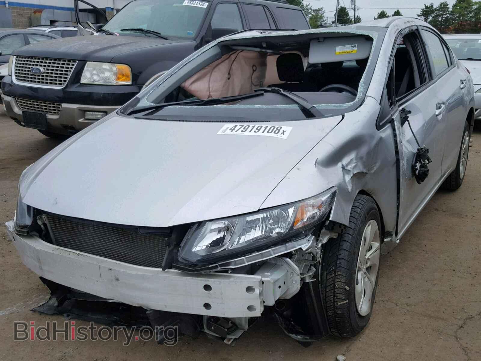2013 HONDA CIVIC LX - VIN: 19XFB2F59DE266830 - Фото 2