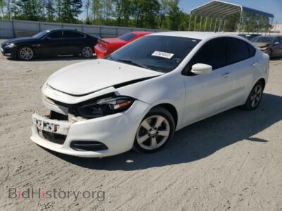 2015 Dodge DART Dart SXT, white — VIN 1C3CDFBB2FD390107, Copart