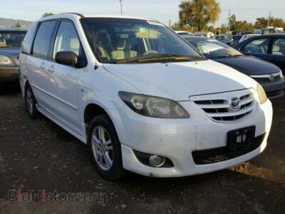2006 Mazda MPV MPV Wagon, white — VIN JM3LW28A260564737, Copart