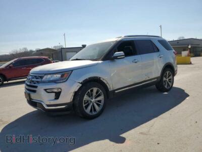 2018 Ford EXPLORER Limited, серебристый — VIN 1FM5K7F84JGB13430, Copart