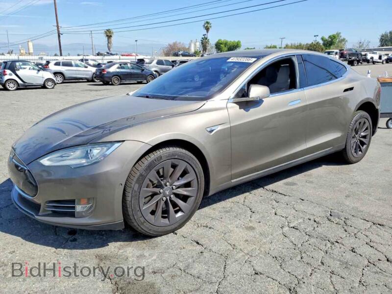 2016 Tesla MODEL S (VIN 5YJSA1E20GF123881) — фото 1 из 14, Copart, повреждение: задняя часть
