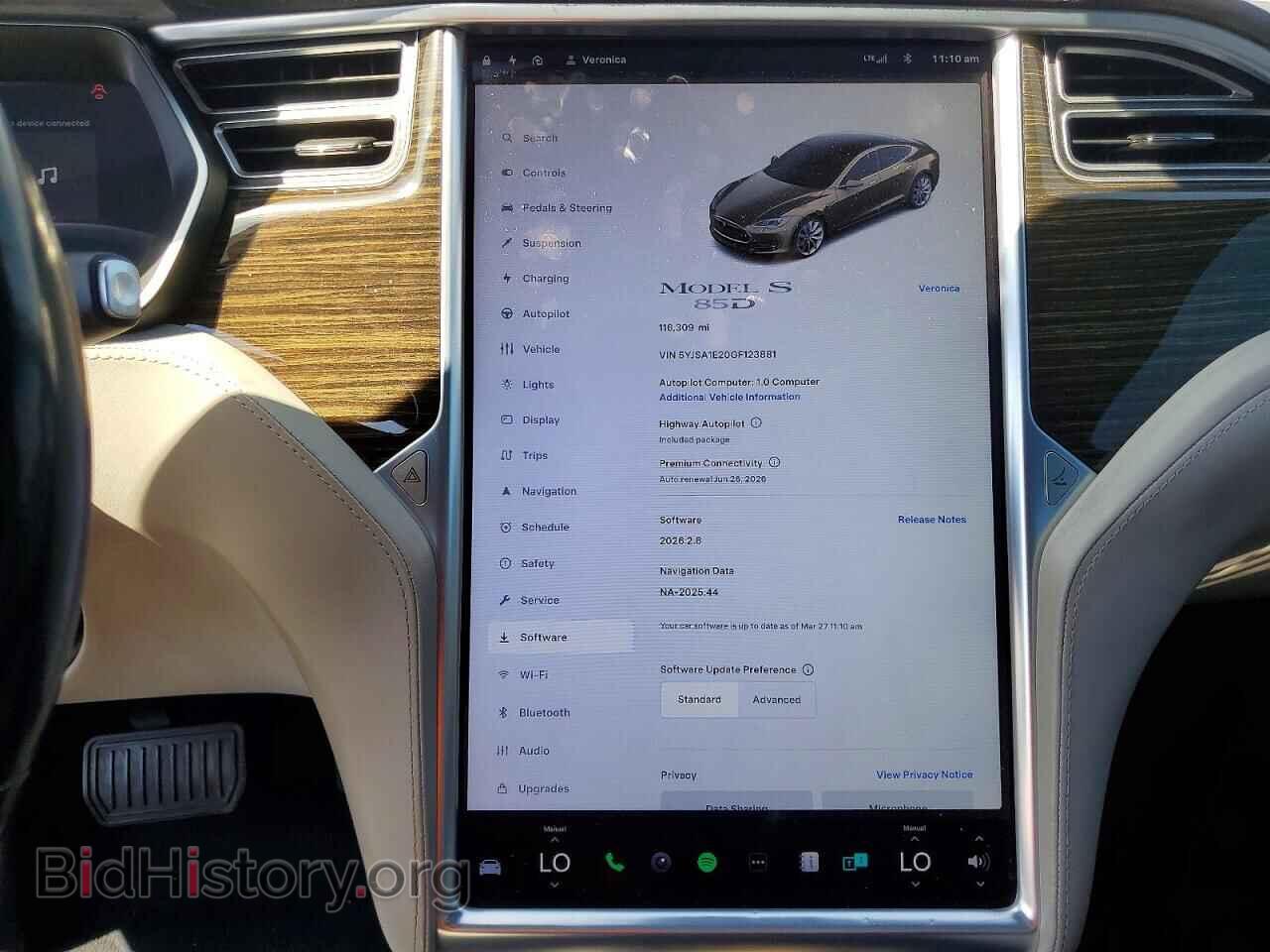 2016 TESLA MODEL S - VIN: 5YJSA1E20GF123881 - Фото 9