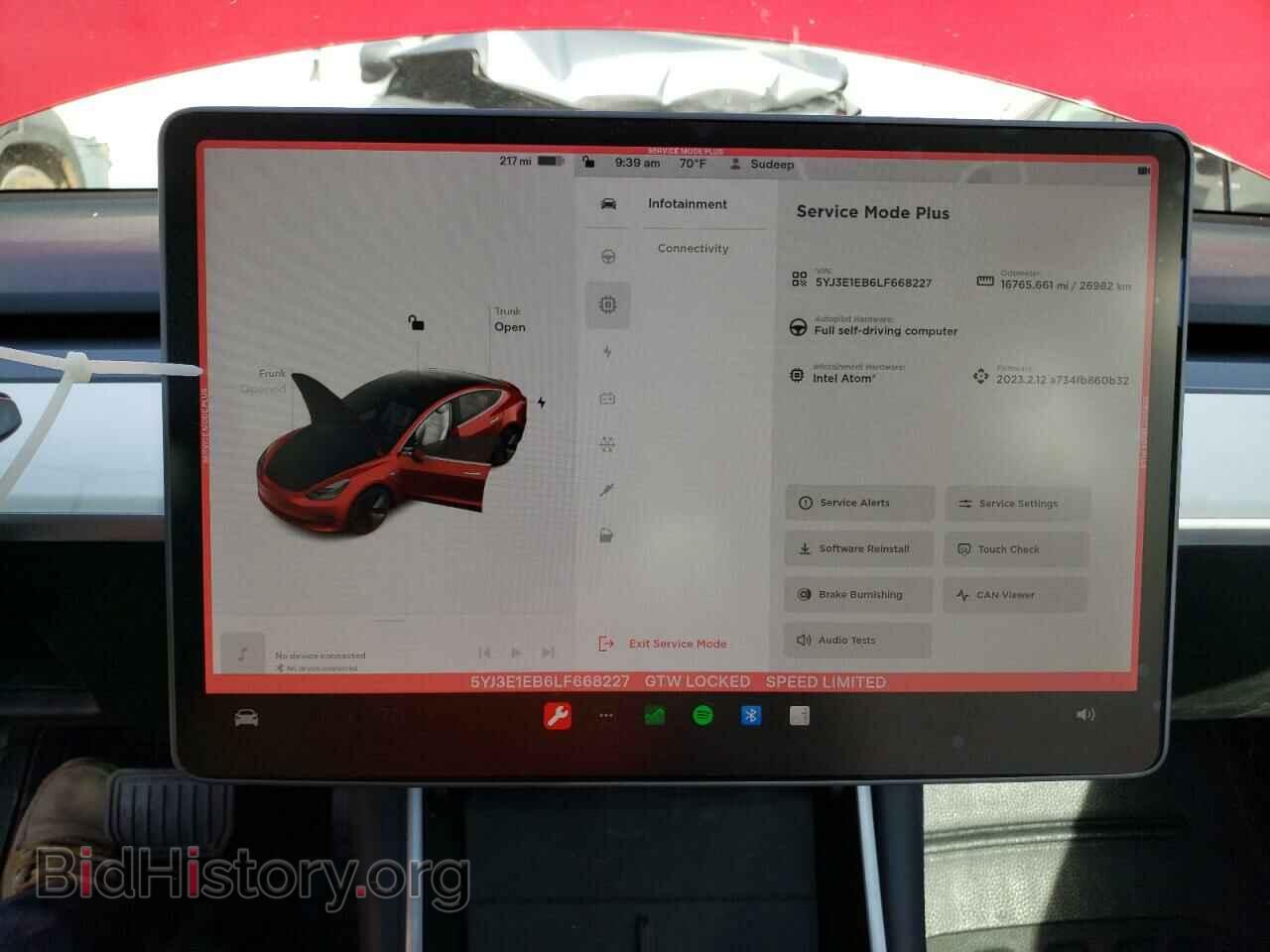 2020 TESLA MODEL 3 - VIN: 5YJ3E1EB6LF668227 - Фото 9