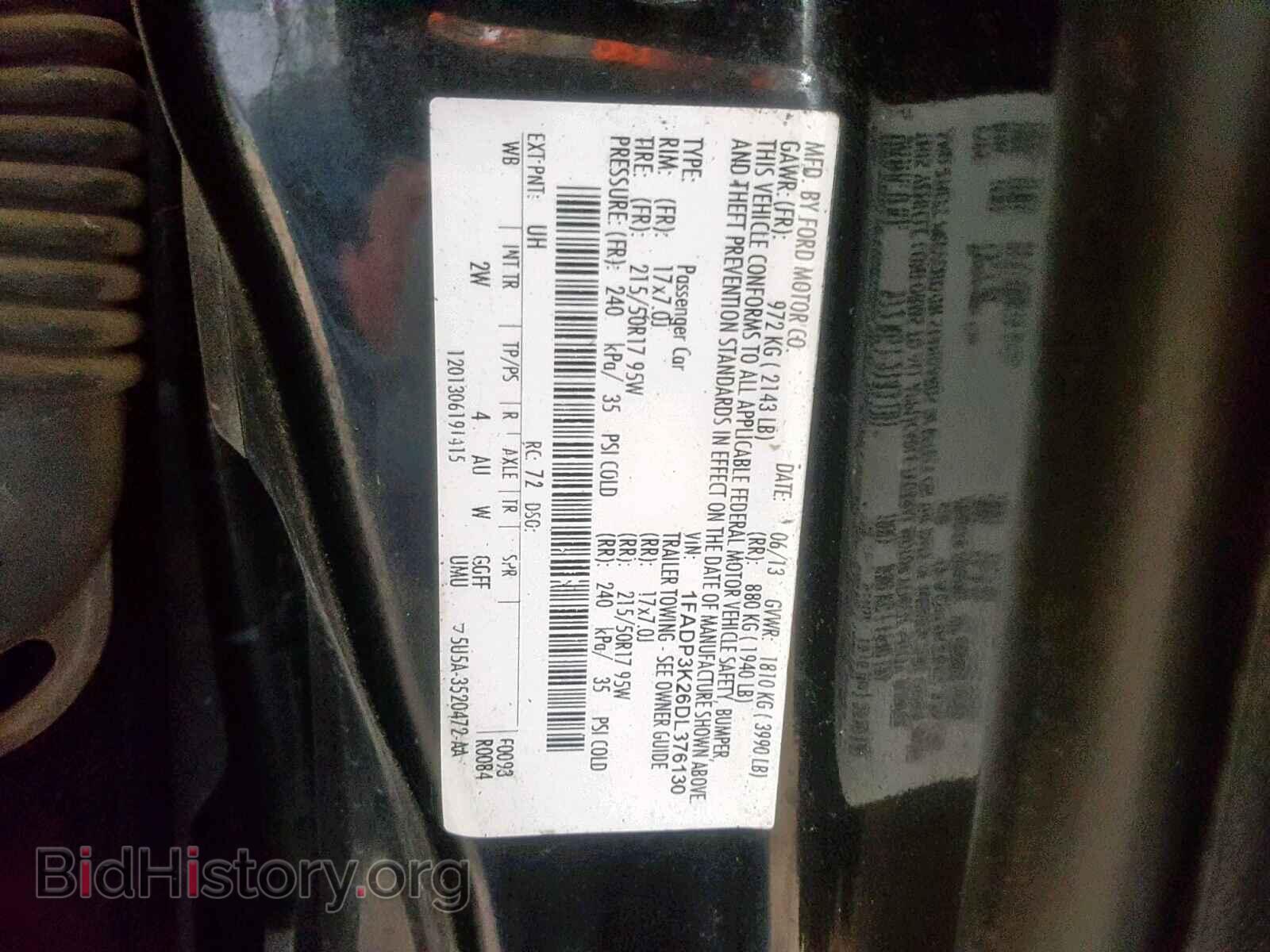 2013 FORD FOCUS SE - VIN: 1FADP3K26DL376130 - Фото 10