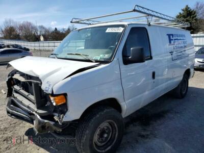2014 Ford ALL MODELS E250 Van, white — VIN 1FTNE2EL3EDA49702, Copart