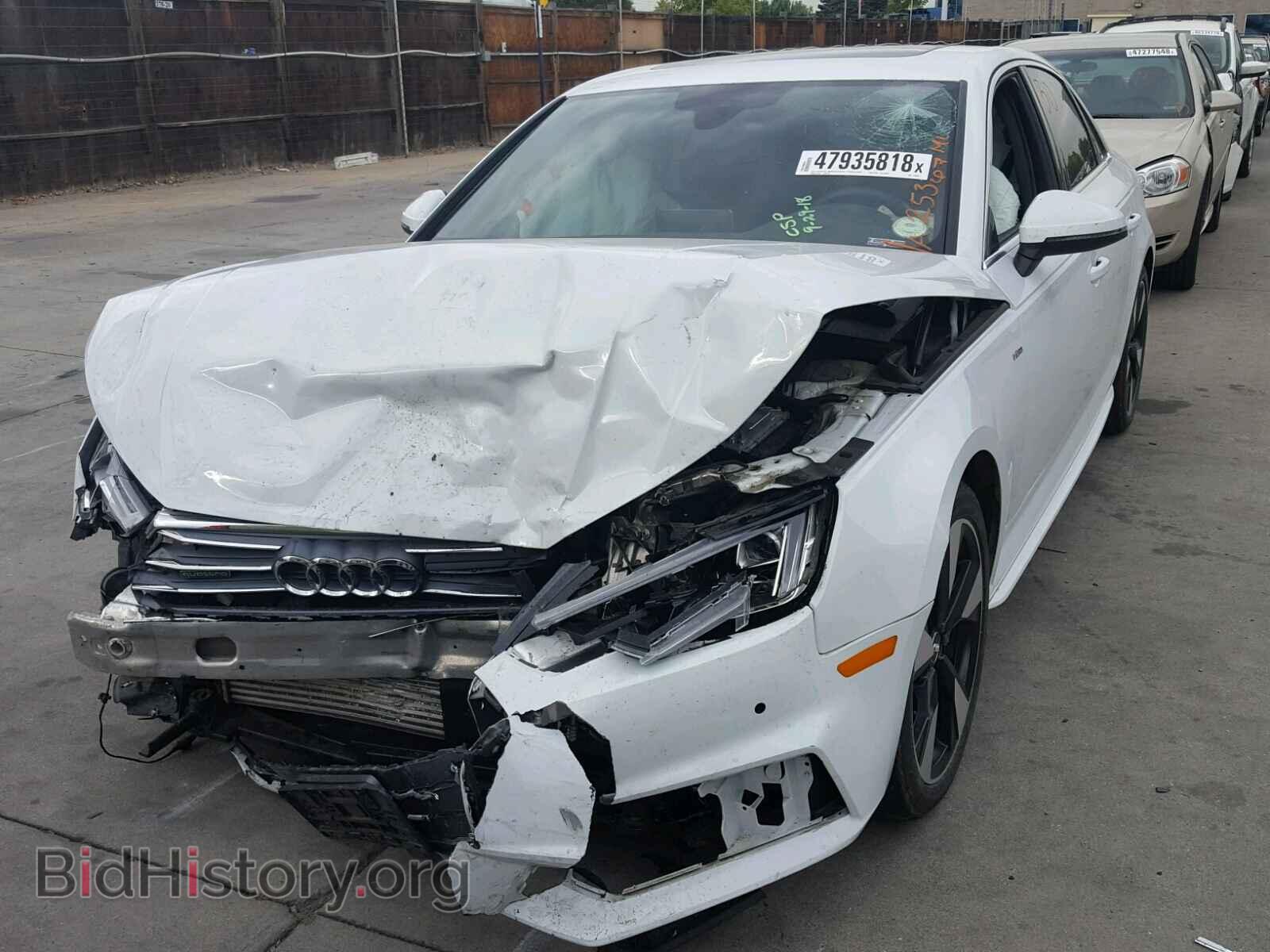2017 AUDI A4 - VIN: WAUENAF45HN014382 - Фото 2