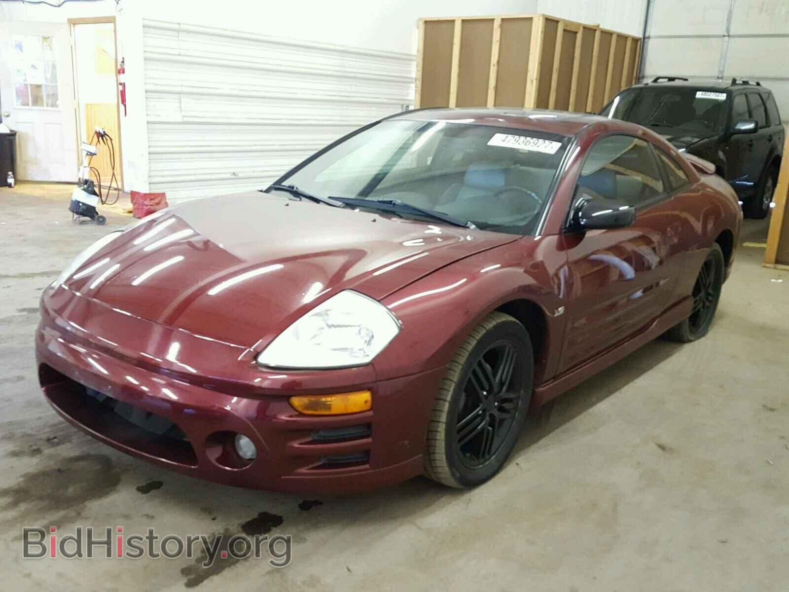 2003 MITSUBISHI ECLIPSE - VIN: 4A3AC74H23E109374 - Фото 2
