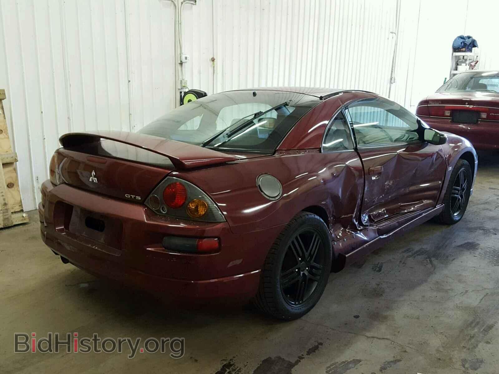 2003 MITSUBISHI ECLIPSE - VIN: 4A3AC74H23E109374 - Фото 4