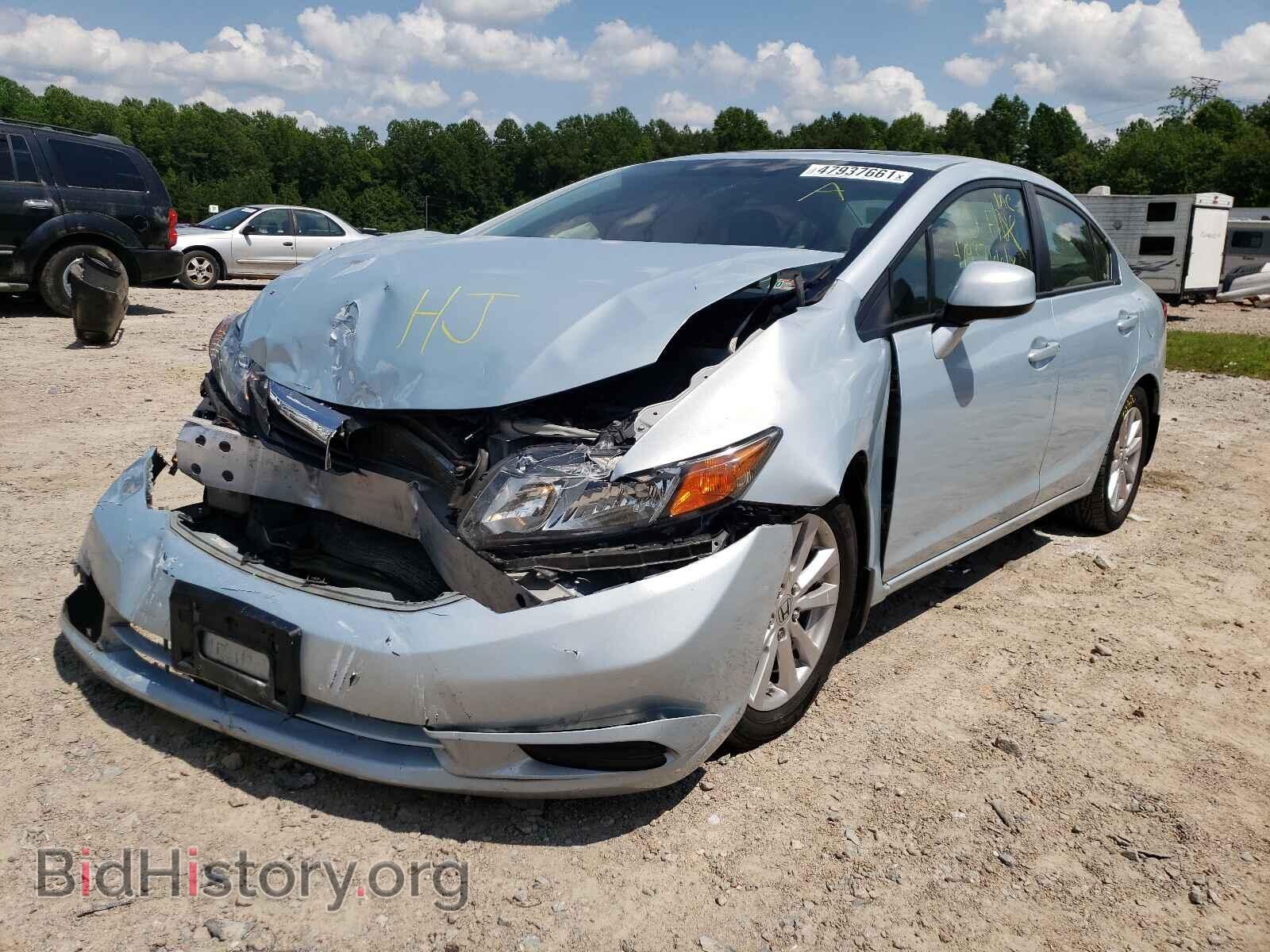 2012 HONDA CIVIC - VIN: 2HGFB2F82CH593486 - Фото 2