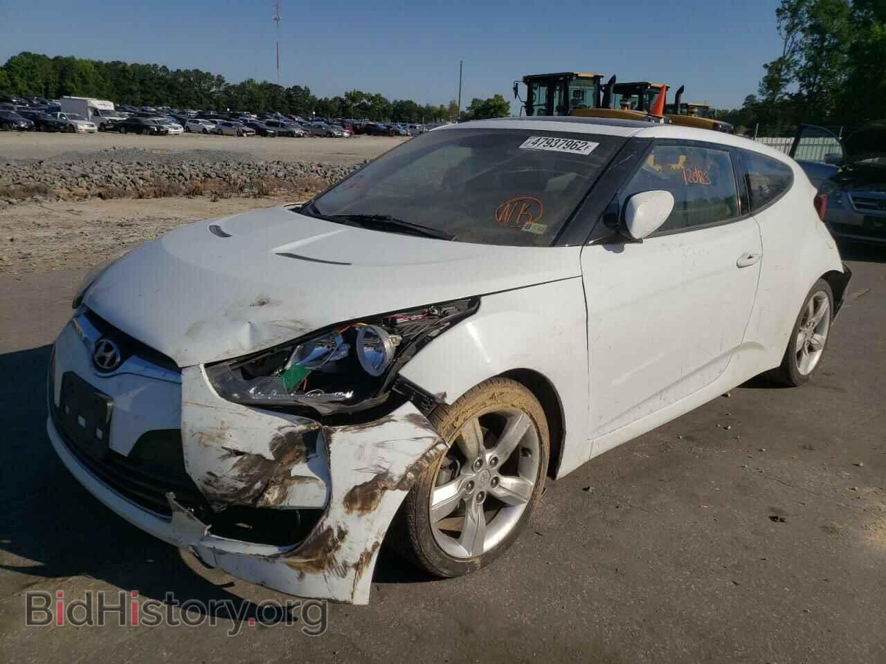 2014 HYUNDAI VELOSTER - VIN: KMHTC6AD2EU217232 - Фото 2