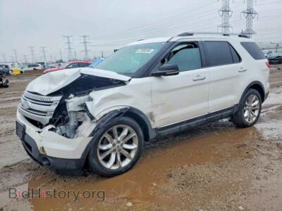 2013 Ford EXPLORER XLT, белый — VIN 1FM5K7D87DGA75294, Copart