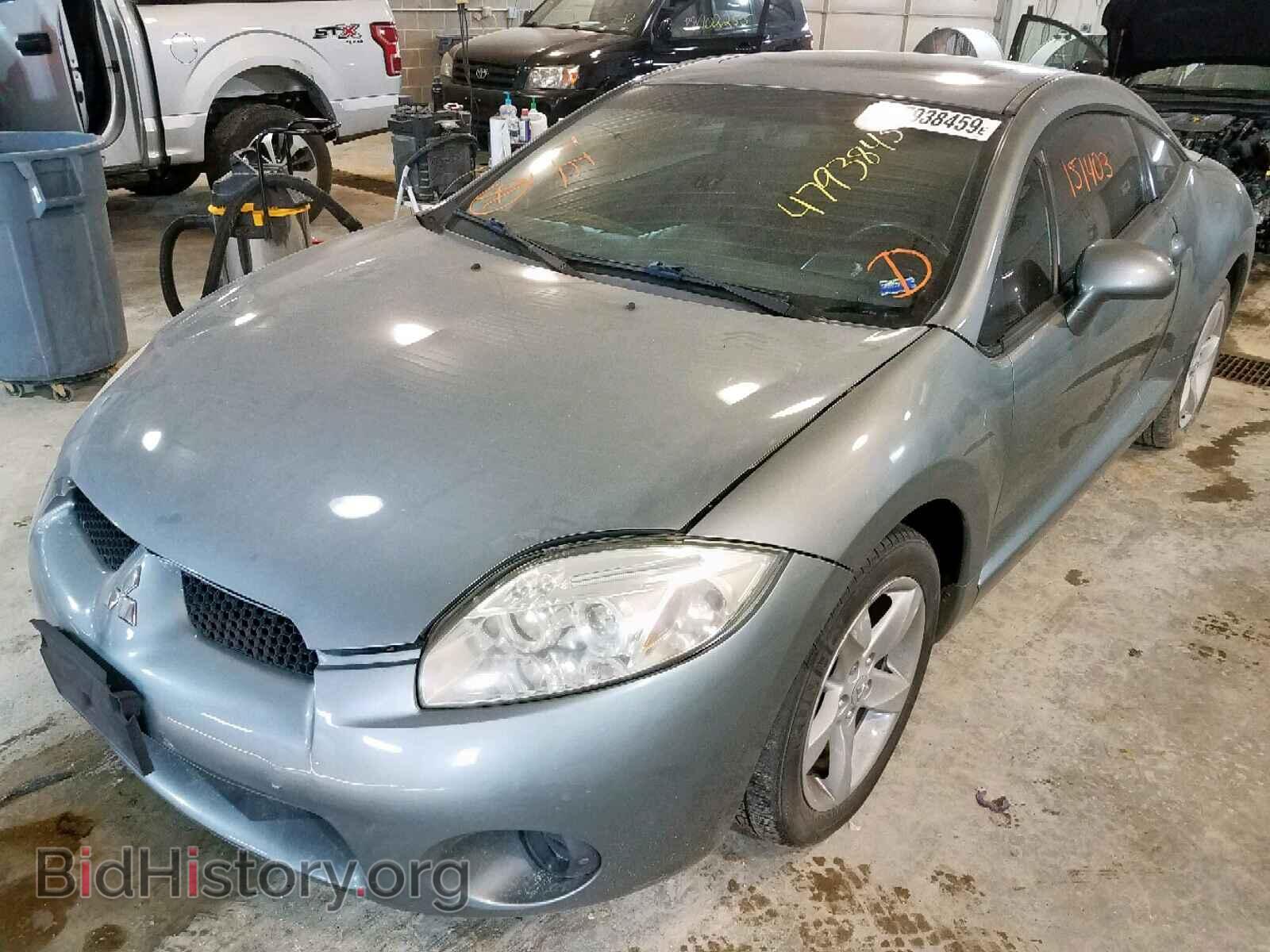 2007 MITSUBISHI ECLIPSE - VIN: 4A3AK24F37E010184 - Фото 2