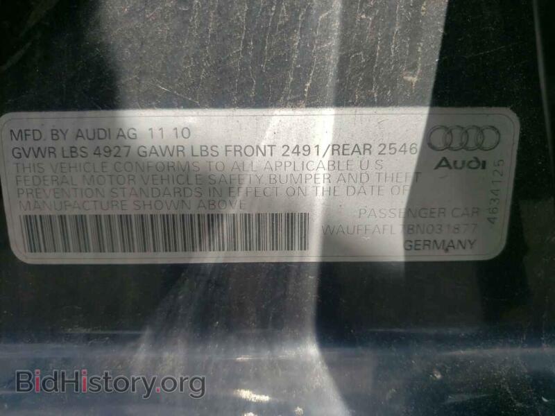2011 Audi A4 (VIN WAUFFAFL7BN031877) — фото 10 из 10
