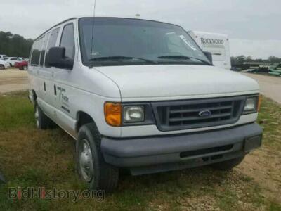 2007 Ford ECONOLINE, white — VIN 1FBSS31L67DA15882, Copart