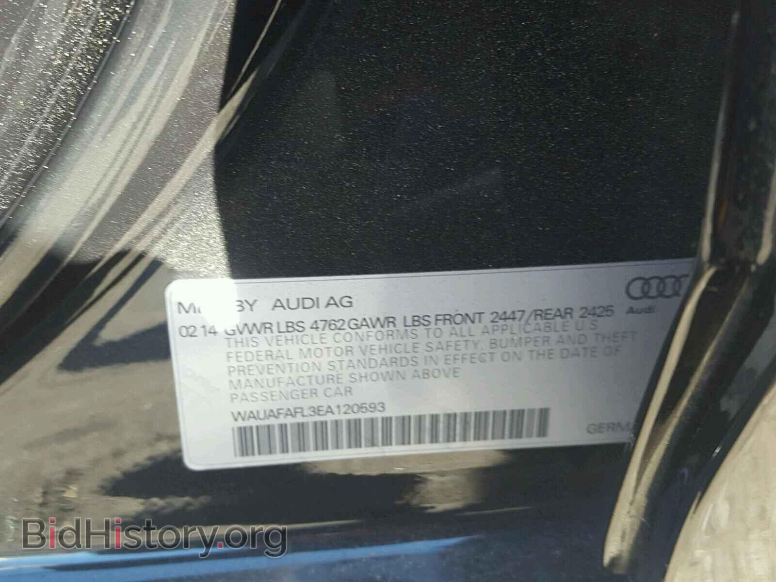 2014 AUDI A4 - VIN: WAUAFAFL3EA120593 - Photo 10