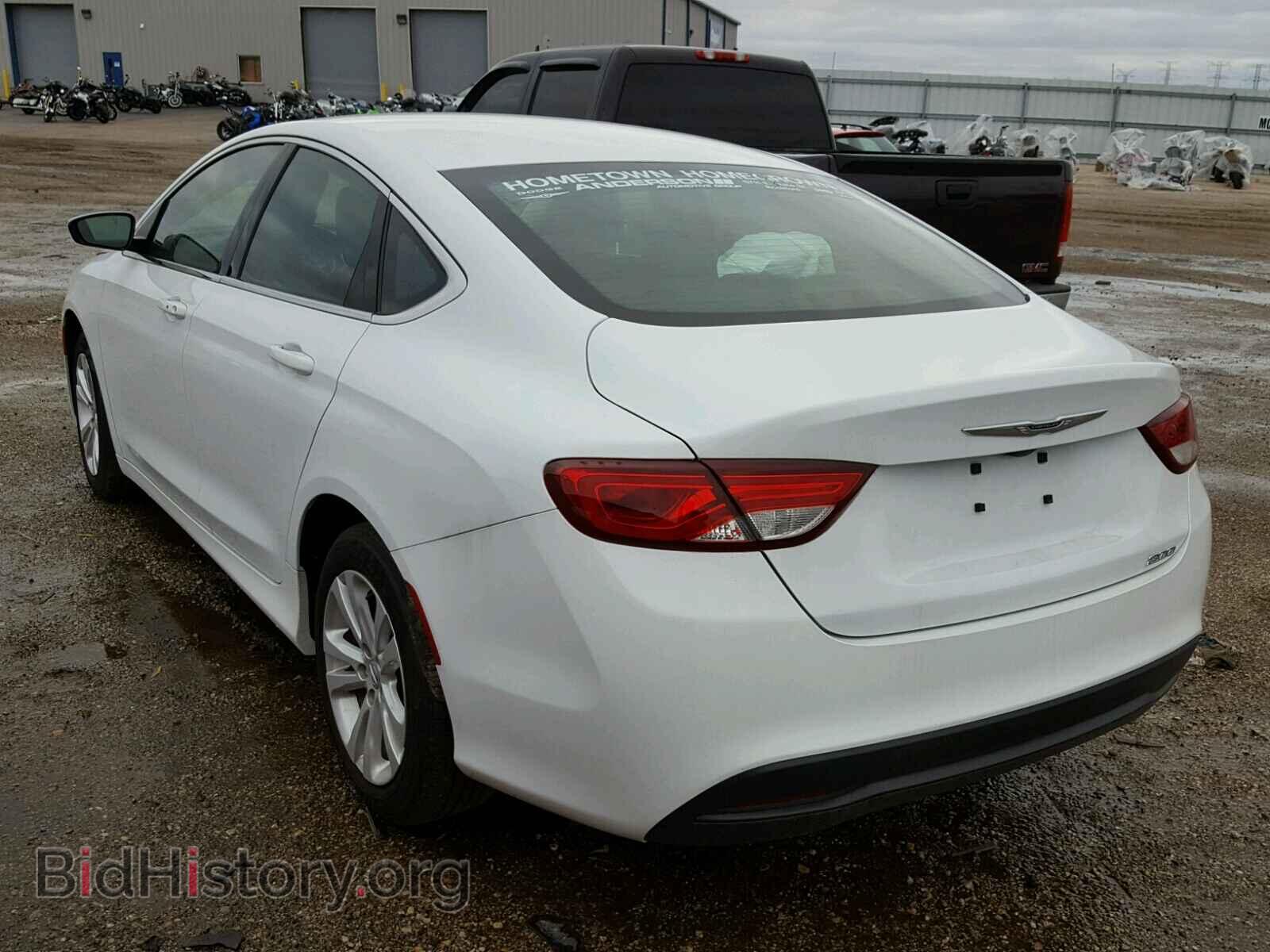 2016 CHRYSLER 200 - VIN: 1C3CCCFB4GN196198 - Фото 3