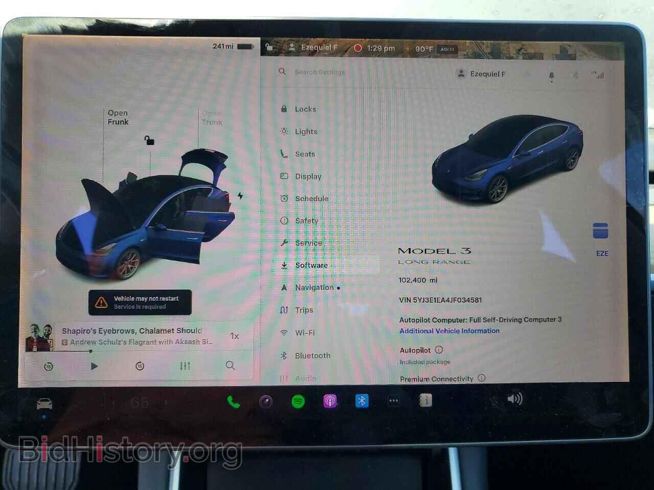 2018 TESLA MODEL 3 - VIN: 5YJ3E1EA4JF034581 - Photo 9
