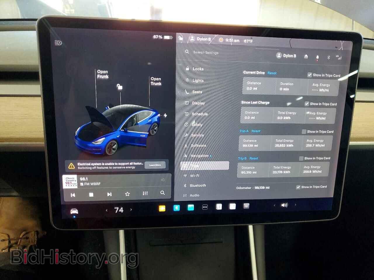2019 TESLA MODEL 3 - VIN: 5YJ3E1EA9KF396858 - Photo 9