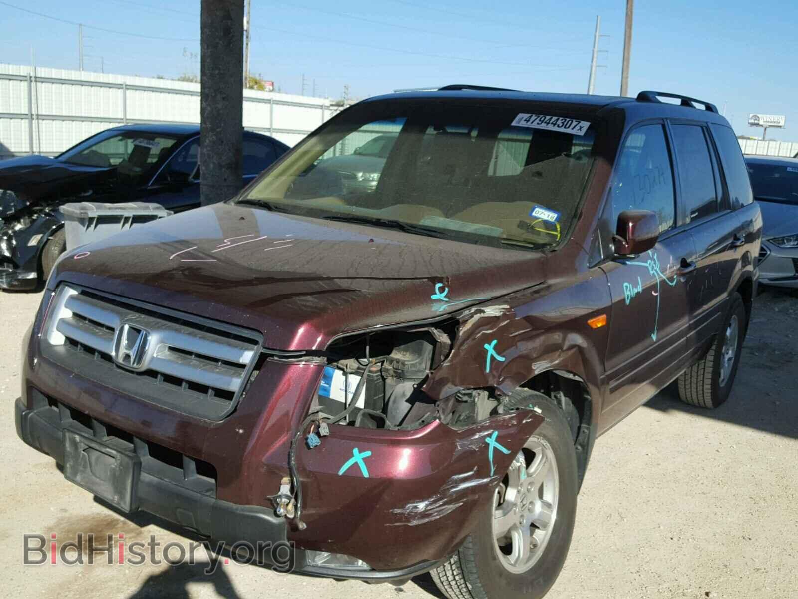 2007 HONDA PILOT - VIN: 5FNYF28407B046525 - Фото 2
