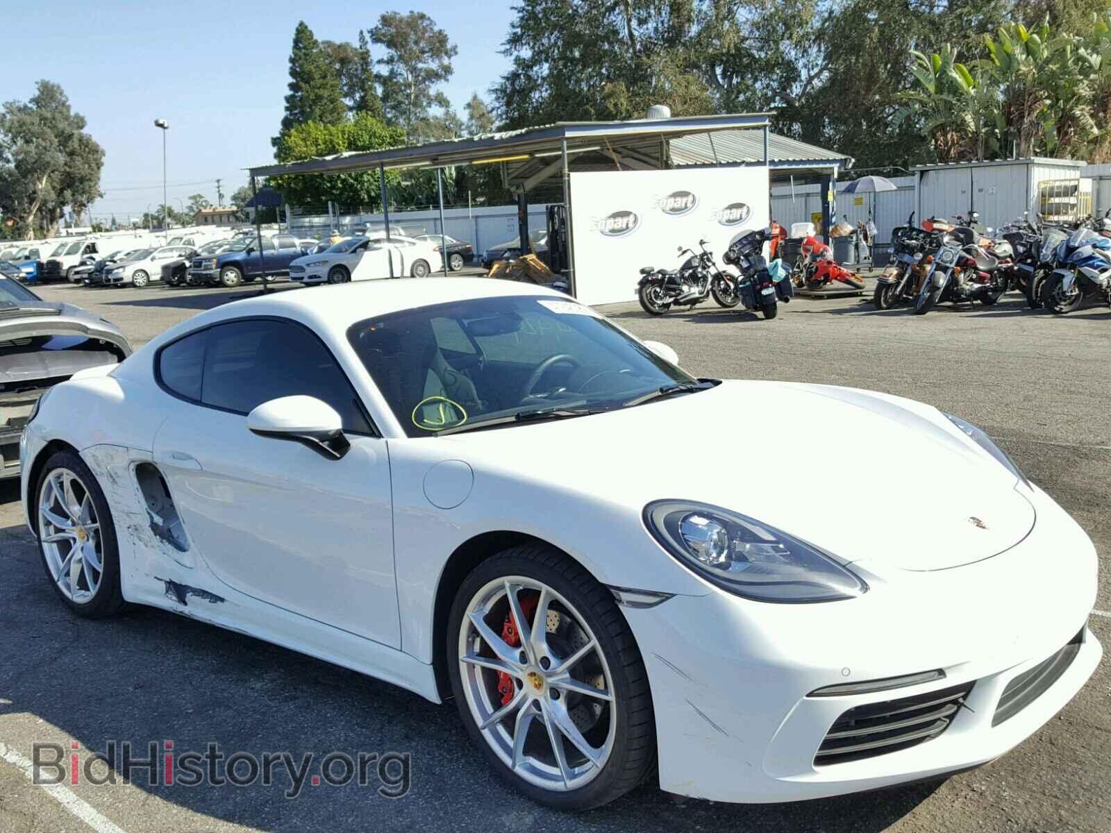 Фотография WP0AB2A87HS285925 - PORSCHE CAYMAN 2017