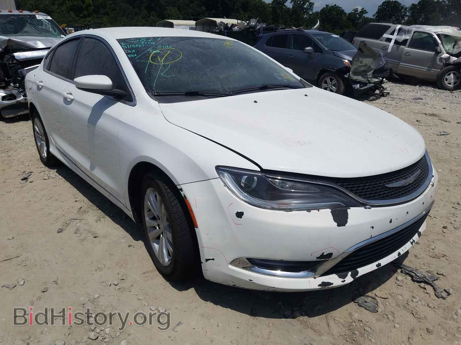 Фотография 1C3CCCABXFN609540 - CHRYSLER 200 2015