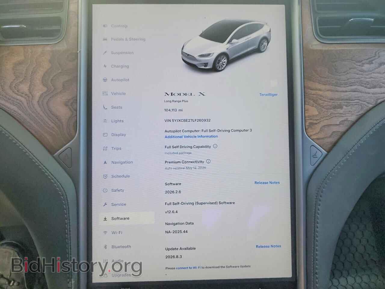 2020 TESLA MODEL X - VIN: 5YJXCBE27LF260932 - Photo 9