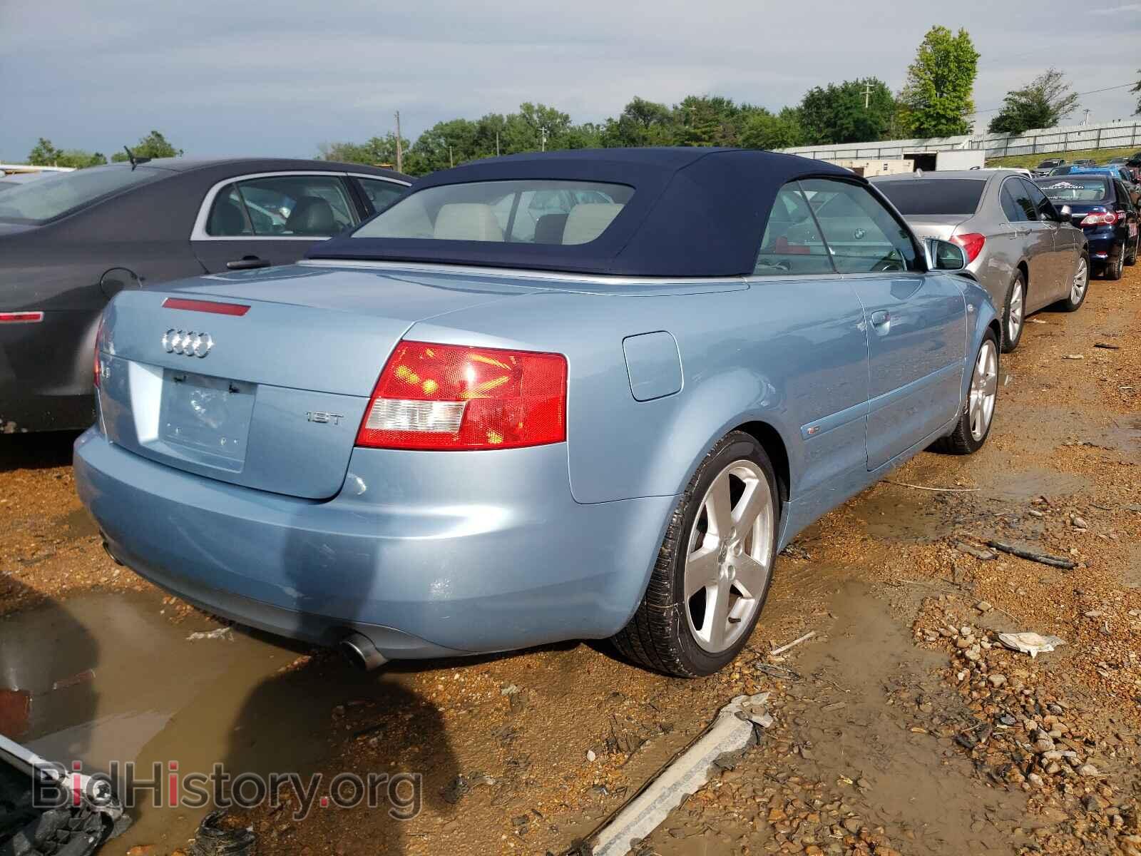 2006 AUDI A4 - VIN: WAUBC48H96K011025 - Фото 4