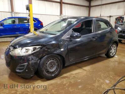 2014 Mazda 2 Sport, black — VIN JM1DE1KY4E0186208, Copart