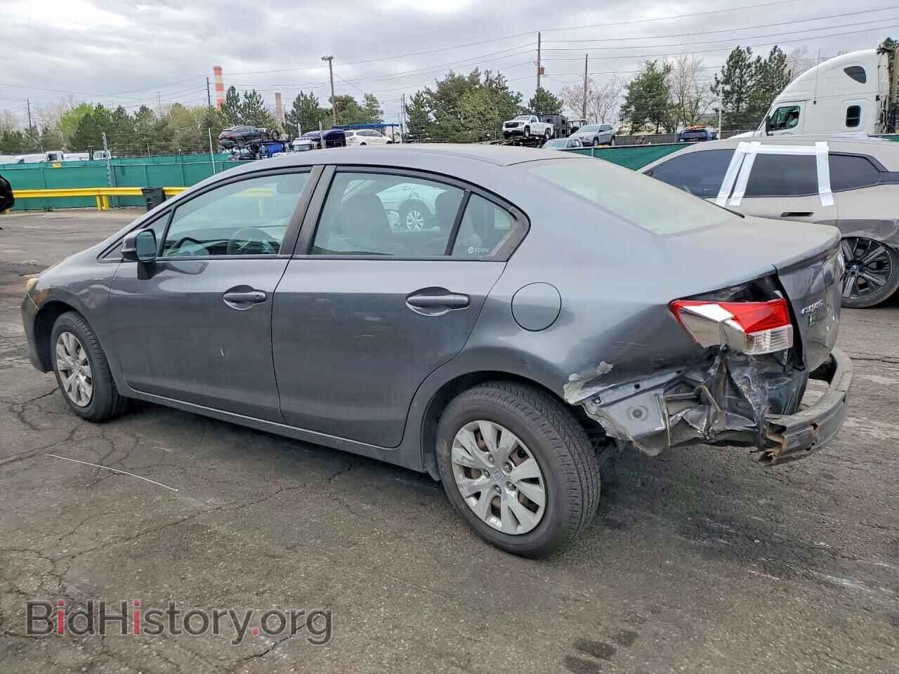 2012 HONDA CIVIC - VIN: 2HGFB2F58CH560742 - Фото 2