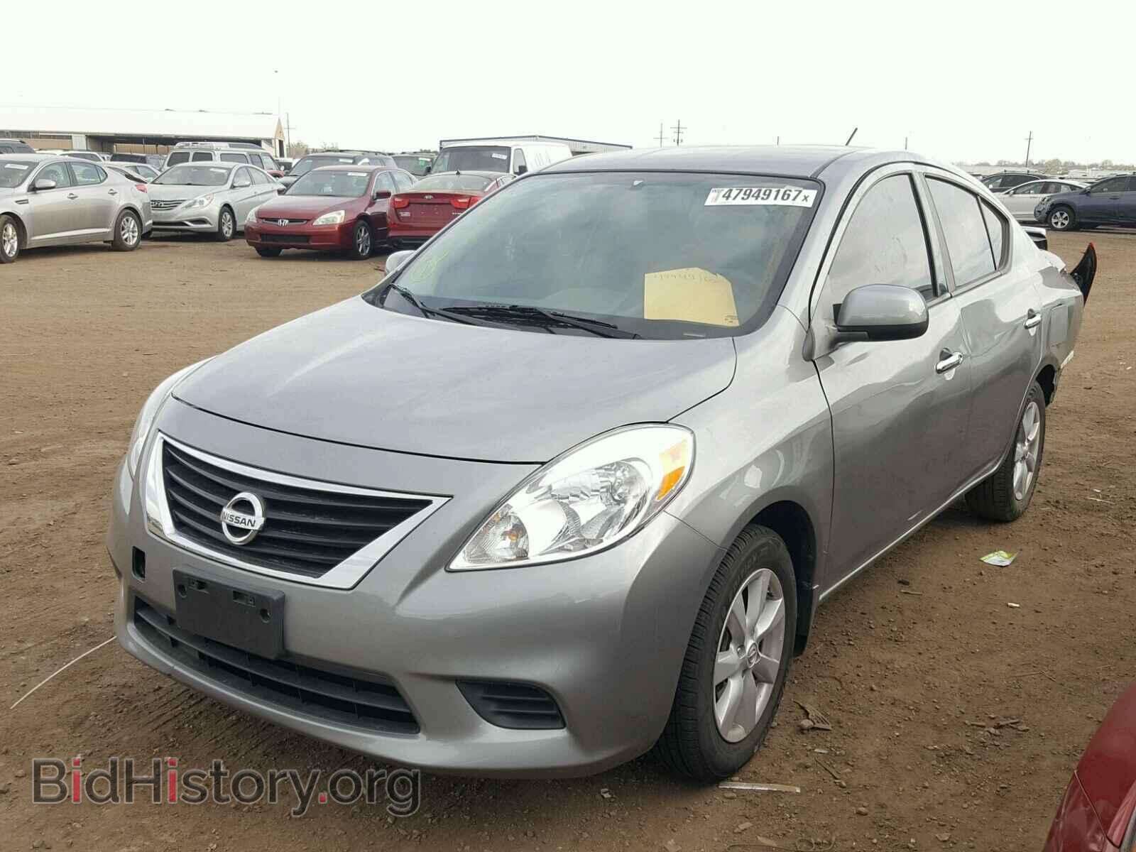 2014 NISSAN VERSA - VIN: 3N1CN7AP1EL865916 - Фото 2