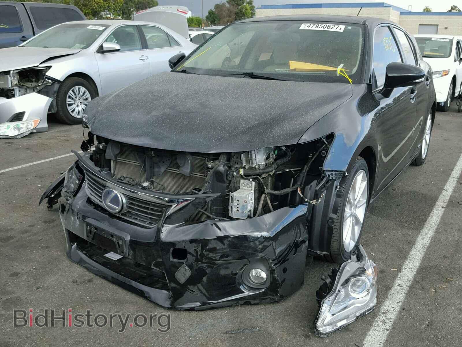 2011 LEXUS CT 200 - VIN: JTHKD5BH4B2007584 - Фото 2