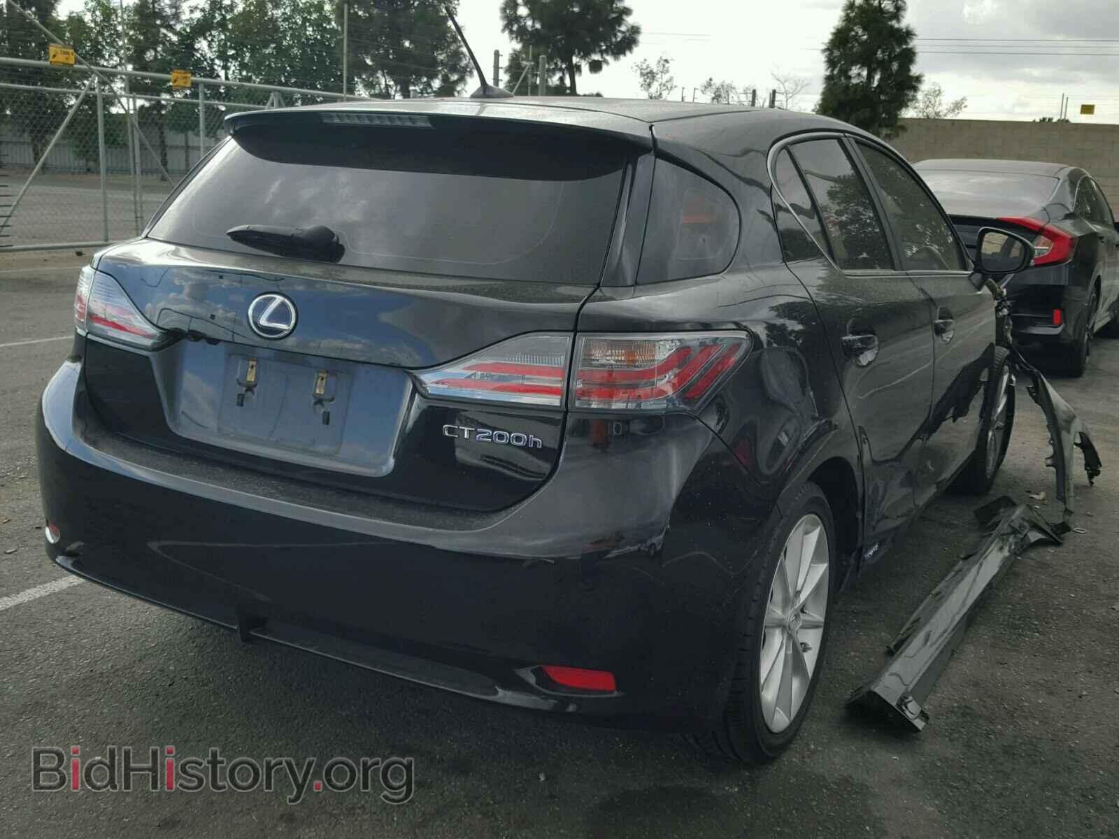 2011 LEXUS CT 200 - VIN: JTHKD5BH4B2007584 - Фото 4