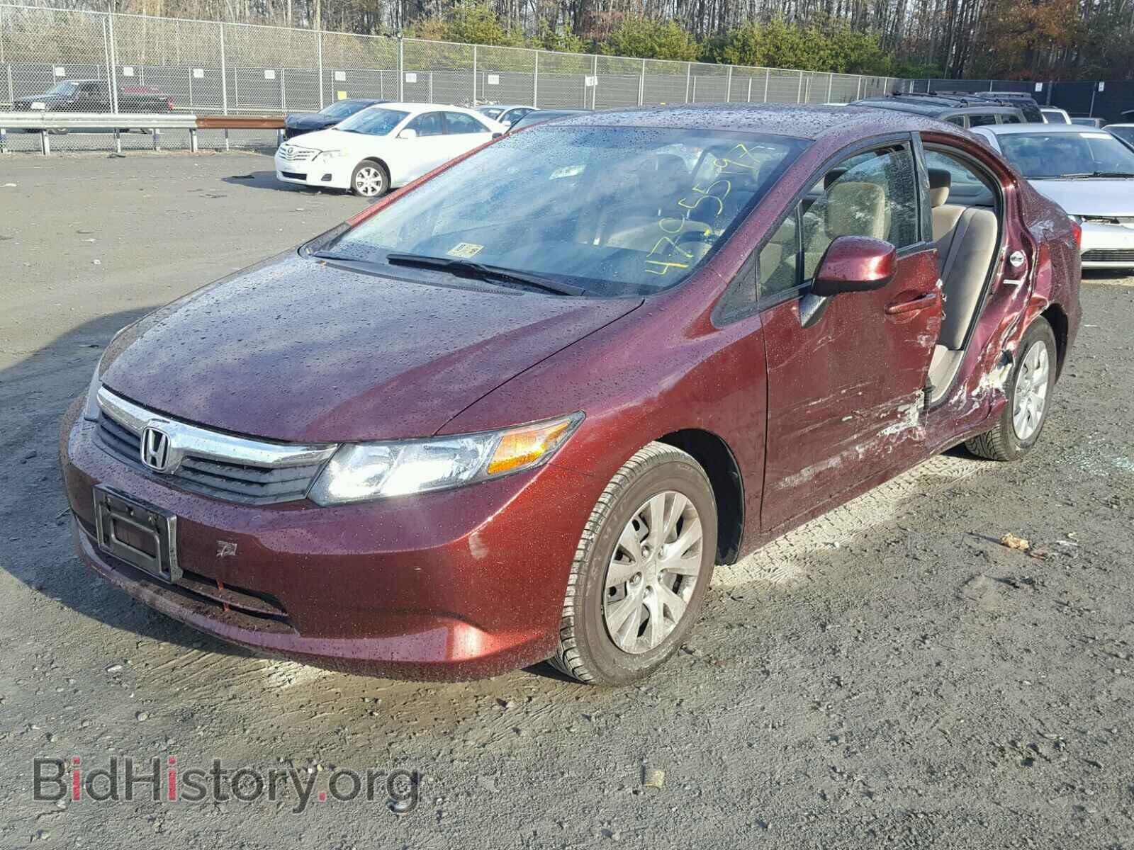 2012 HONDA CIVIC - VIN: 19XFB2F50CE365535 - Фото 2
