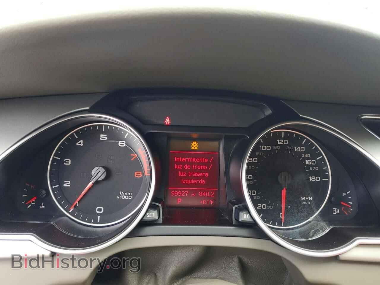 2010 AUDI A5 - VIN: WAUCFAFR9AA072623 - Фото 9