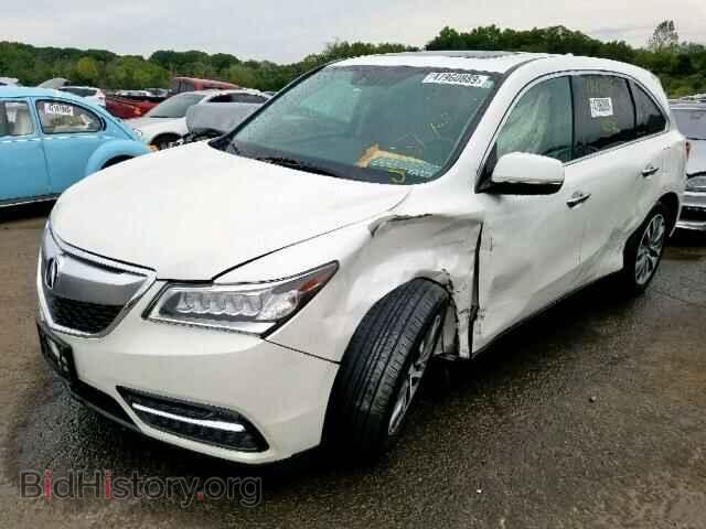 2014 ACURA MDX - VIN: 5FRYD4H45EB003585 - Фото 2