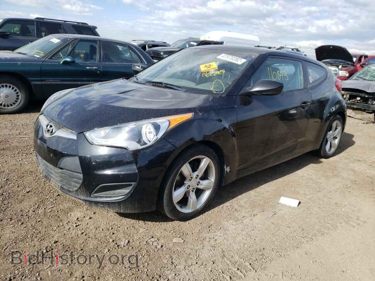 2012 HYUNDAI VELOSTER - VIN: KMHTC6AD3CU071484 - Фото 2