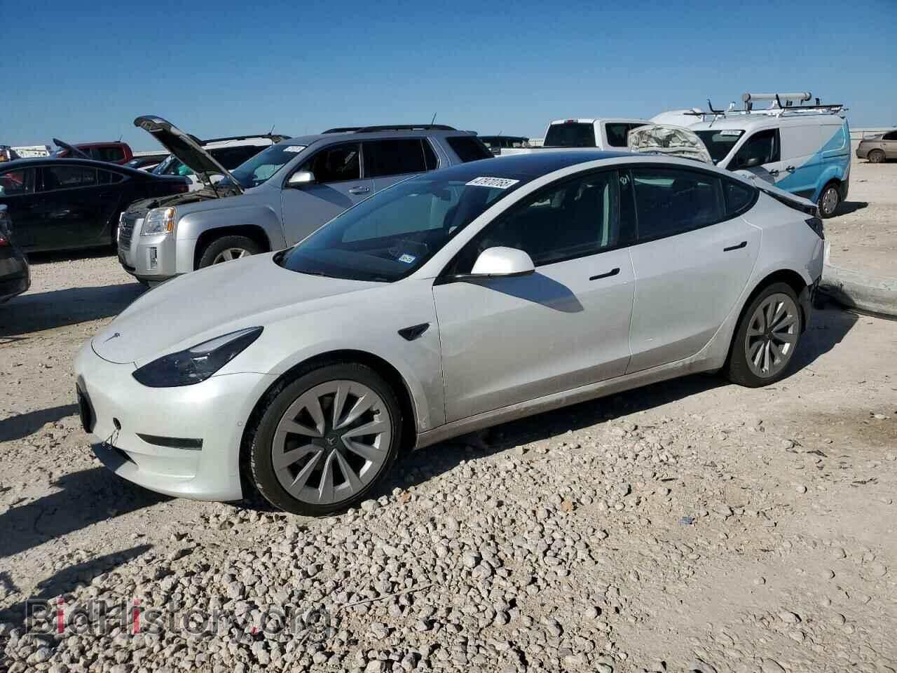 Photo 5YJ3E1EB2NF277448 - TESLA MODEL 3 2022