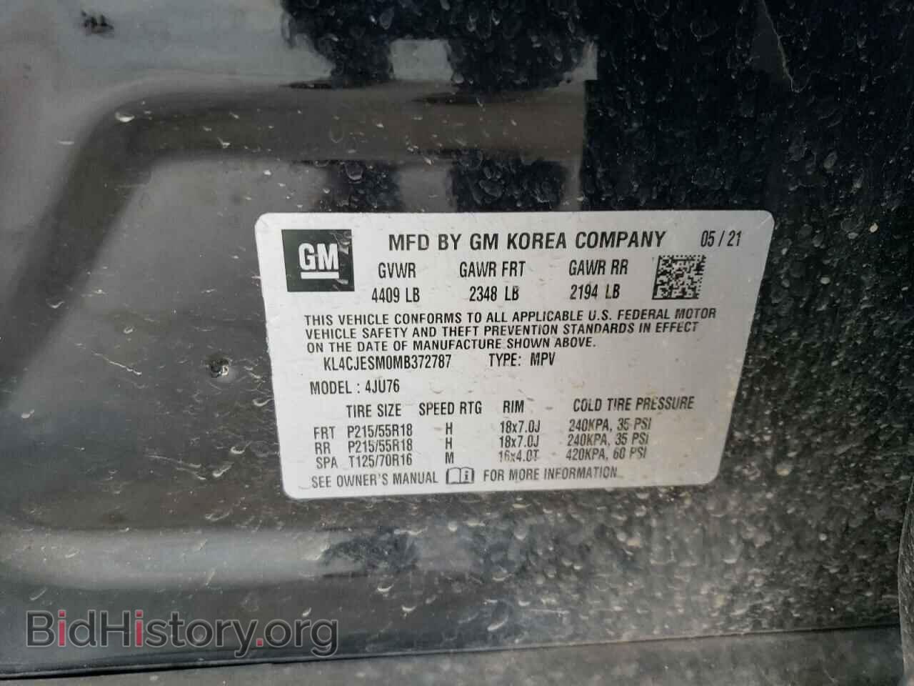 2021 BUICK ENCORE - VIN: KL4CJESM0MB372787 - Photo 13
