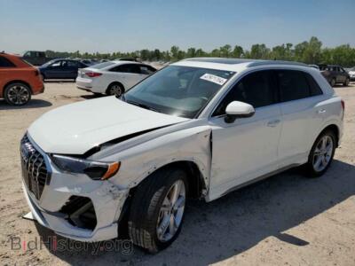 2021 Audi Q3 Premium S Line 45, белый — VIN WA1DECF36M1027459, Copart