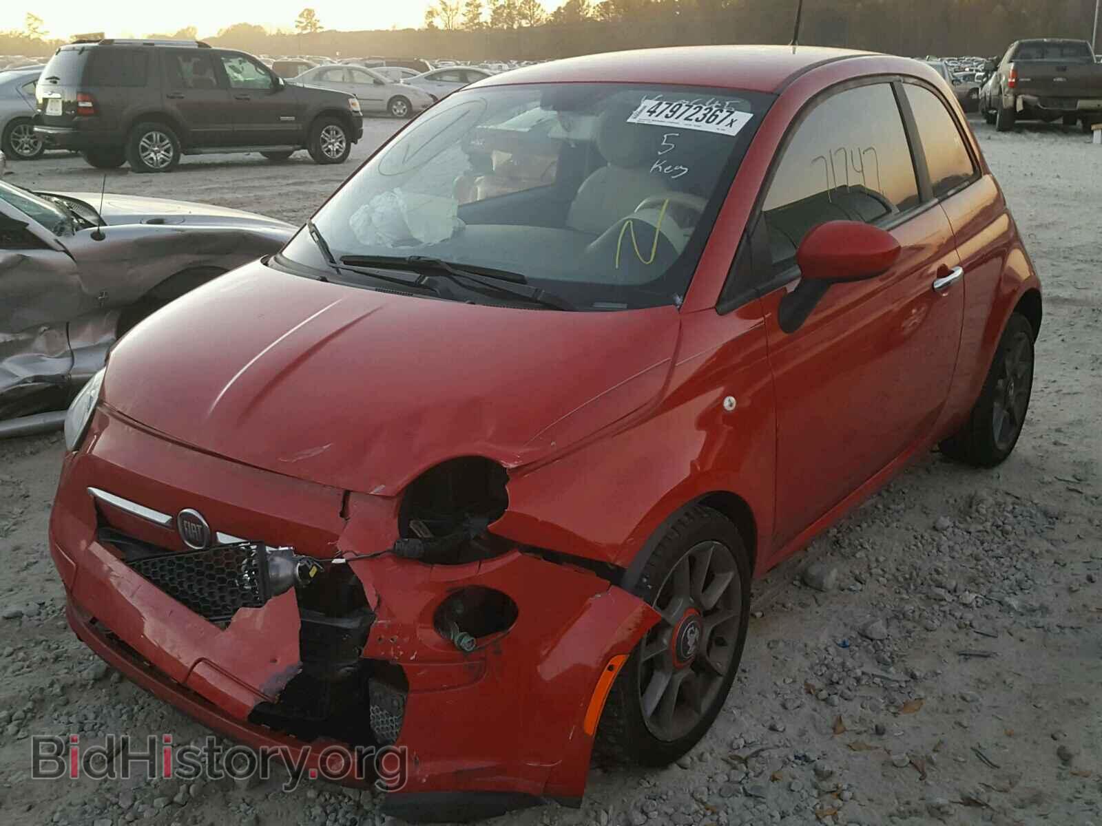 2012 FIAT 500 - VIN: 3C3CFFAR3CT110645 - Фото 2