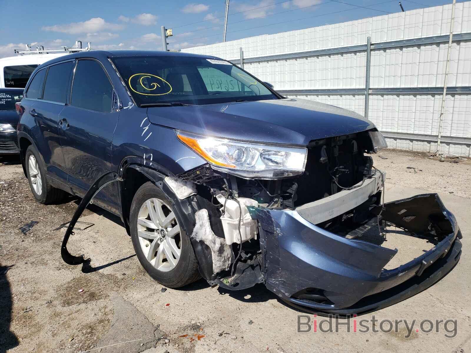 Photo 5TDBKRFH7GS294251 - TOYOTA HIGHLANDER 2016